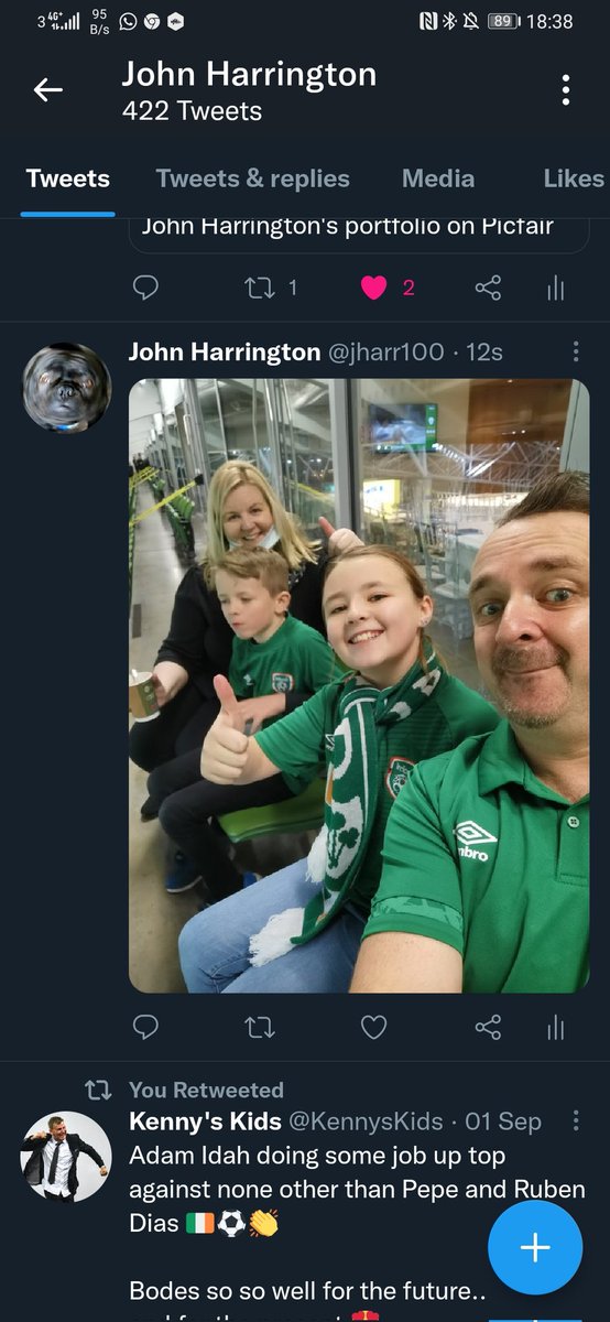 Sharon , John , Theo and Lucia.. come on Ireland  !! #COYBIG