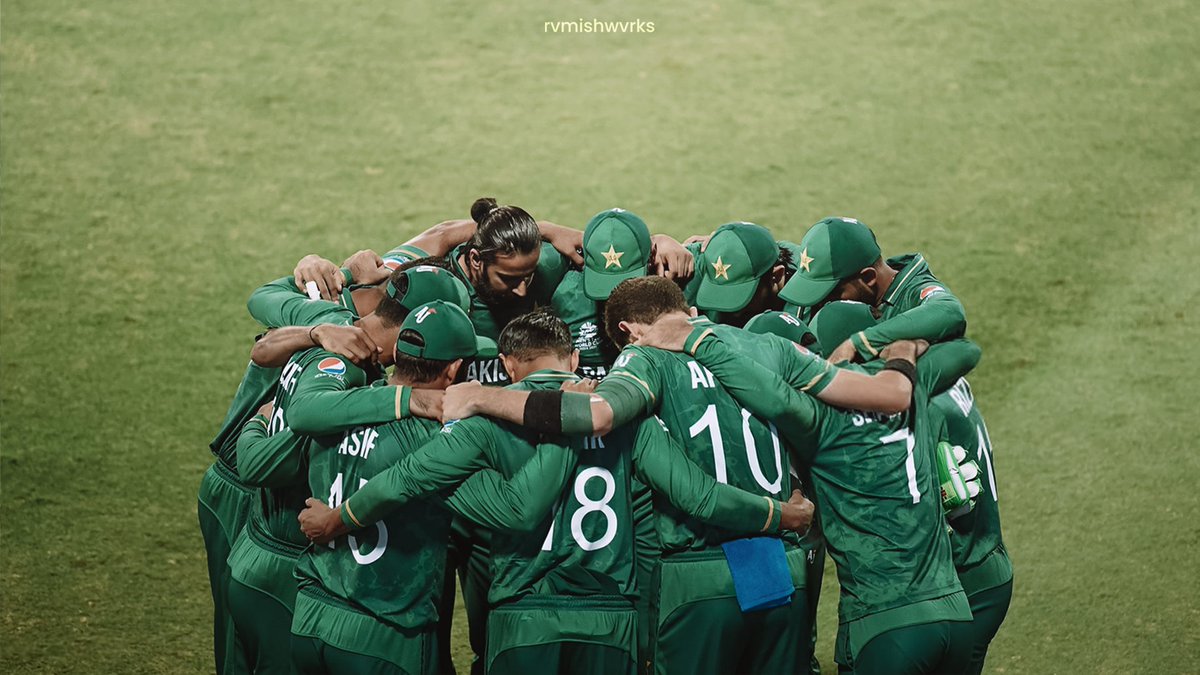WE WIN TOGETHER, WE LOSE TOGETHER 💚
ITS ALL PART OF THE GAME 
OUR TEAM MADE US PROUD....ITS TIME TO SHOW THEM SUPPORT MORE THAN EVER ✊
PROUD OF YOU 🇵🇰
#PakistanCricketTeam #greenteam