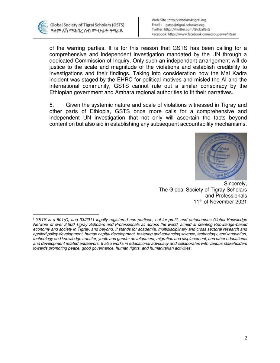 GlobalGsts's tweet photo. On the Amnesty International’s Reports since November 2020: Methodological Problems 
.@amnesty.@AgnesCallamard.@NetsanetDBelay .@FissehaTekle.@nimaelbagir.@mbachelet .@antonioguterres.@SecBlinken.@JosepBorrellF .@UNReliefChief.@PowerUSAID.@USAmbUN .@khosla_rajat.@CNN https://t.co/c8JMVvZvHJ