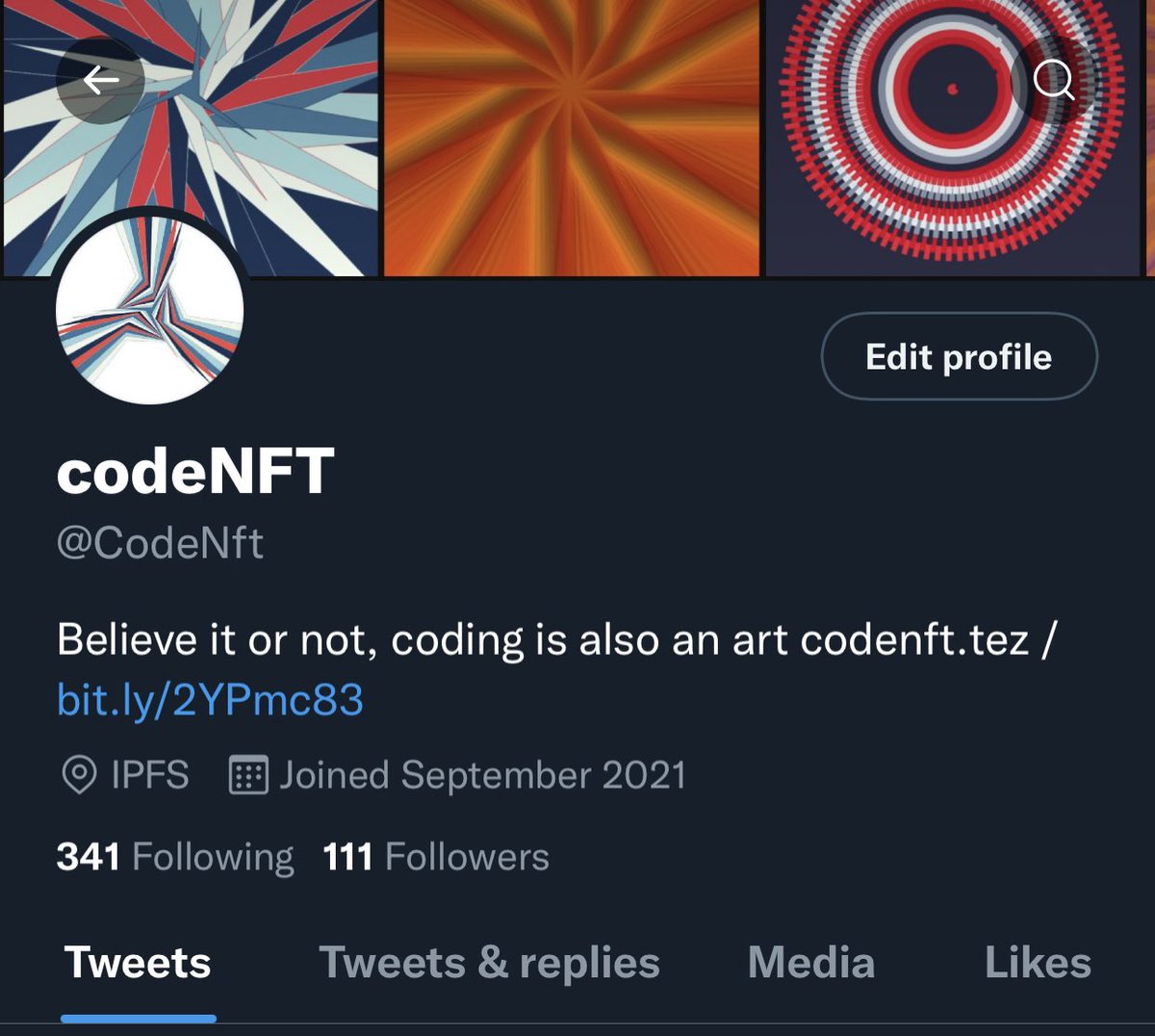 codenft's tweet photo. 11/11 and we reached 111 followers. Numbers we like numbers 

#NFTs #nftart #tezosnft https://t.co/i2LxwNXCmX