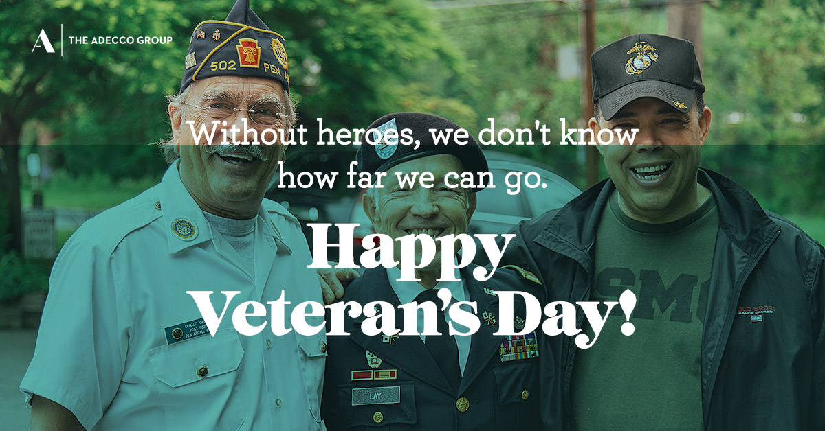 becker_ryanl's tweet photo. This Veteran's Day, we give a heartfelt thank you to all who have served. We respect and value the service of our veterans, and we are committed to hiring veterans, military spouses and reservists through our Military Alliance. https://t.co/Zi8x0grTlW