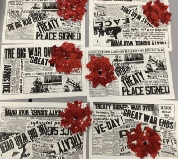 HGCPArts's tweet photo. Year 2 have been busy creating some beautiful poppy art! @Artsmarkaward @CuriousMindsNW #teamHGCP @QUESTtrust https://t.co/H8BieNddu5