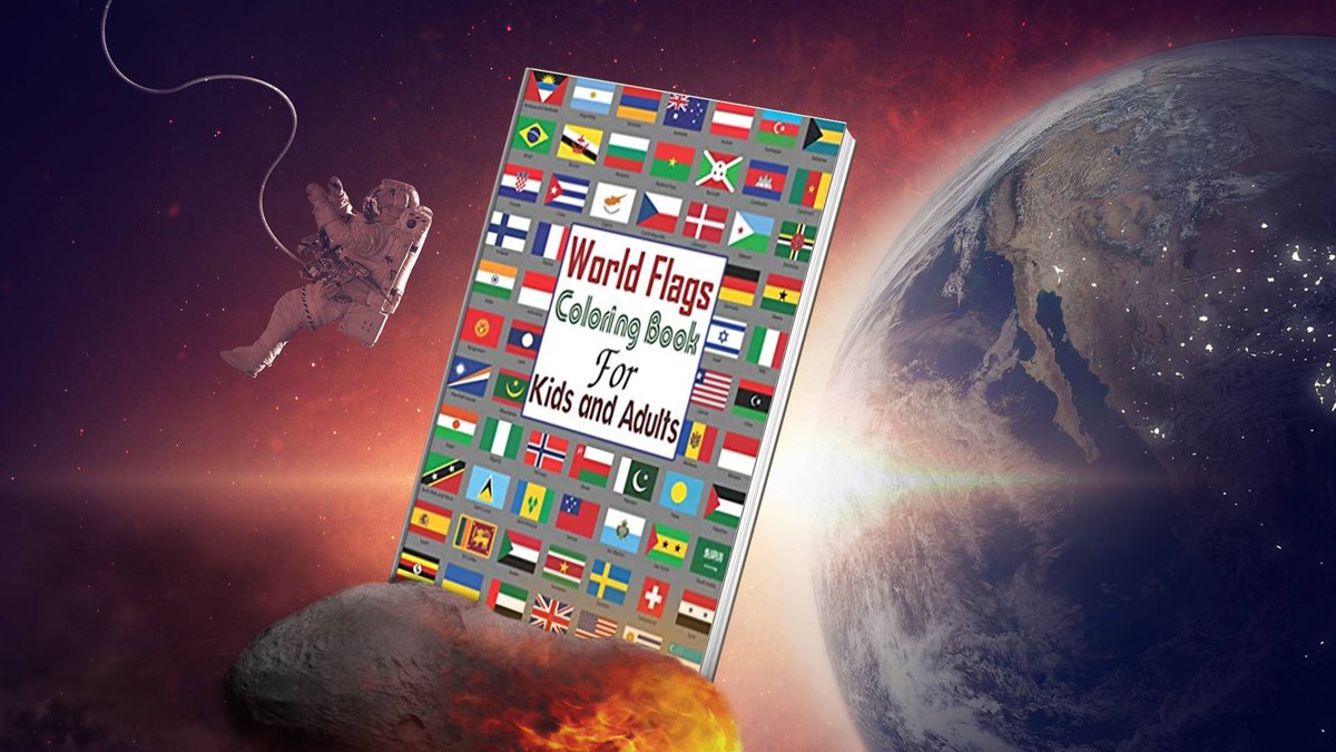 World Flags Coloring Book: A great geography gift for kids and adults: Color in flags for all countries of the world with color guides to help. ... creativity, stress relief and general fun.
#books #amazonbooks #coloringbook #coloring
#coloringpages #WorldFlags