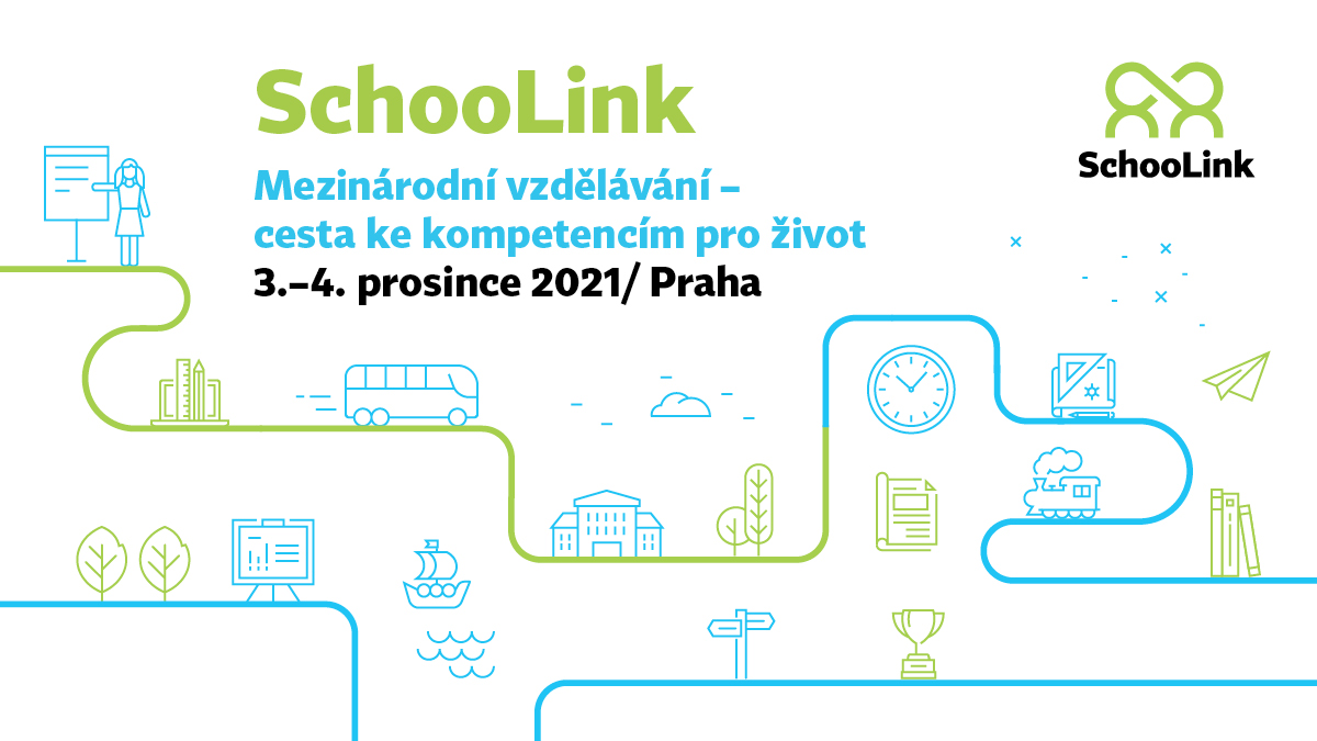 eTwinningEUN_CZ's tweet photo. 🎉Je to tady! Ode dneška se můžete registrovat na konferenci #SchoolLink: „Mezinárodní vzdělávání – cesta ke kompetencím pro život“. 
Pokud pracujete ve školství, zajímáte se o školní vzdělávání, je to konference přesně pro vás. 💚💙
📌Registrace do 28.11. https://t.co/yaj2eRubwD https://t.co/S8mWz8GFIw
