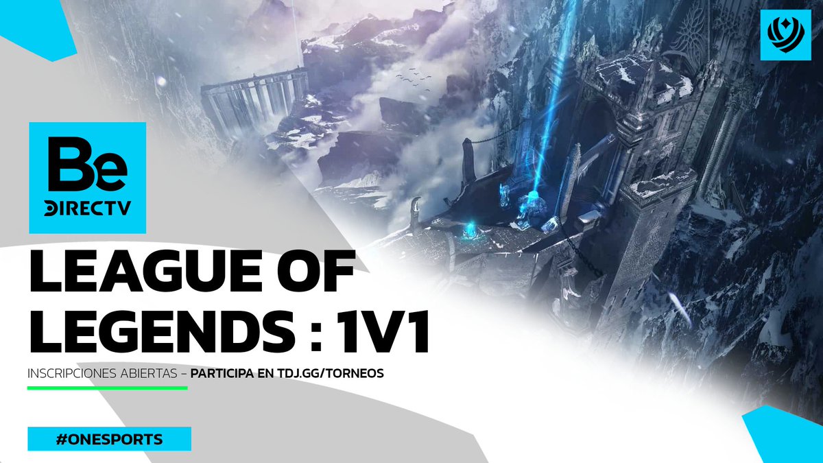 TemporadaJuegos's tweet photo. Cada vez falta menos para que arranque el torneo #BeDIRECTV de LOL 1v1

Si todavía no te decidiste, te comentamos que el primer y segundo lugar se leva prizepool de:

🏆12.000ARS 

🔗Inscribite en https://t.co/OPZcBCwT30

#ONESPORTS https://t.co/ginrtaks05