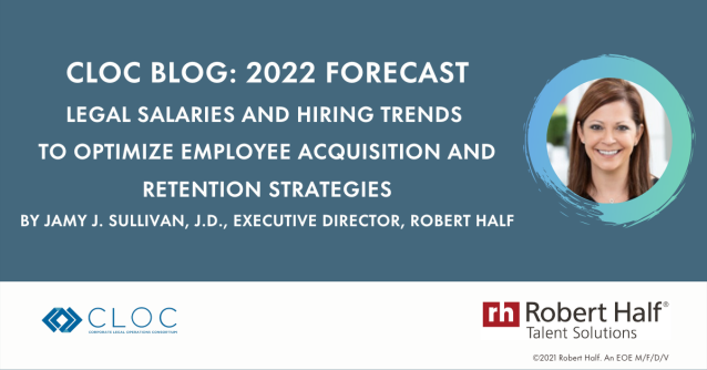 Did you know 75% of workers want to work remotely at least part of the time? Visit @cloc_org blog for insights from <a href="/RobertHalf/">Robert Half</a> Executive <a href="/JamyJSullivan/">Jamy J Sullivan</a> on how legal leaders can adapt their talent recruitment to hire &amp; retain top talent. bit.ly/3ksTYYU