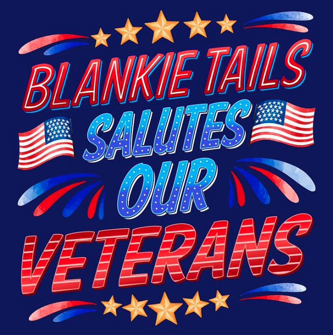 BlankieTails's tweet photo. Blankie Tails thanks all the brave women and men that serve to protect the United States of America.🇺🇸#HappyVeteransDay #USA #November11 #BraveWomenAndMen #VeteransDay #Veterans #USmilitary https://t.co/RJkBrQD7Xw