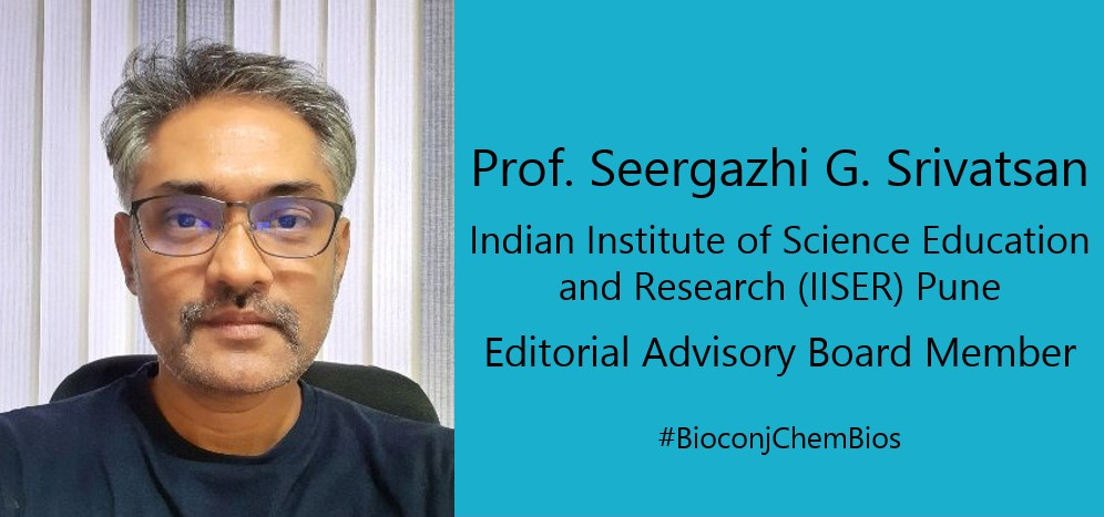 Say hello to Editorial Advisory Board member Seergazhi G. Srivatsan! #BioconjChemBios