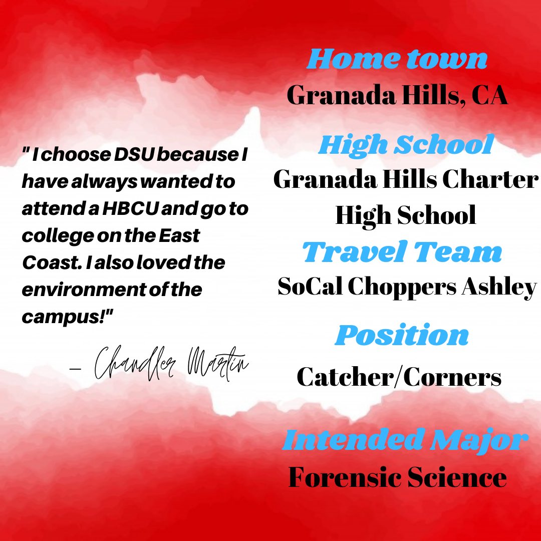🚨HORNET ALERT🚨HORNET ALERT🚨HORNET ALERT🚨 
Welcome <a href="/Chandler_M40/">Chandler Martin</a> to #DSUSB! 
<a href="/CoachStockdale2/">Daniel Stockdale</a> @CoachSgro324 <a href="/CoachGregE/">Gregory Elder</a>
