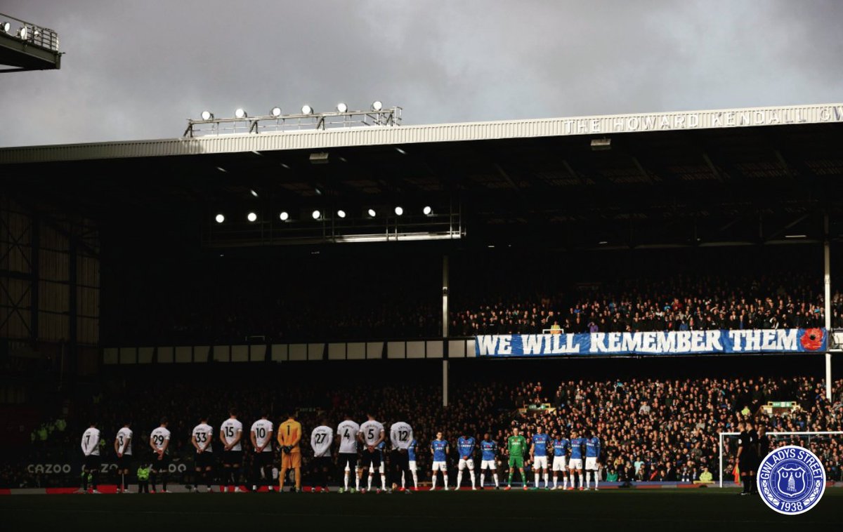 Our Remembrance banner on display before last weekend's match.