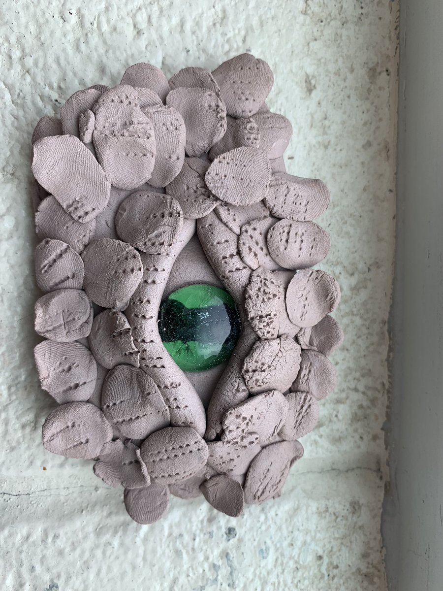 cariadteach's tweet photo. Sharing these magnificent dragon eyes the grade 4/5s created with clay. Can’t wait to see how these look all painted! @allistonunion @SCDSB_arts #scdsb https://t.co/j0zEXFZePT