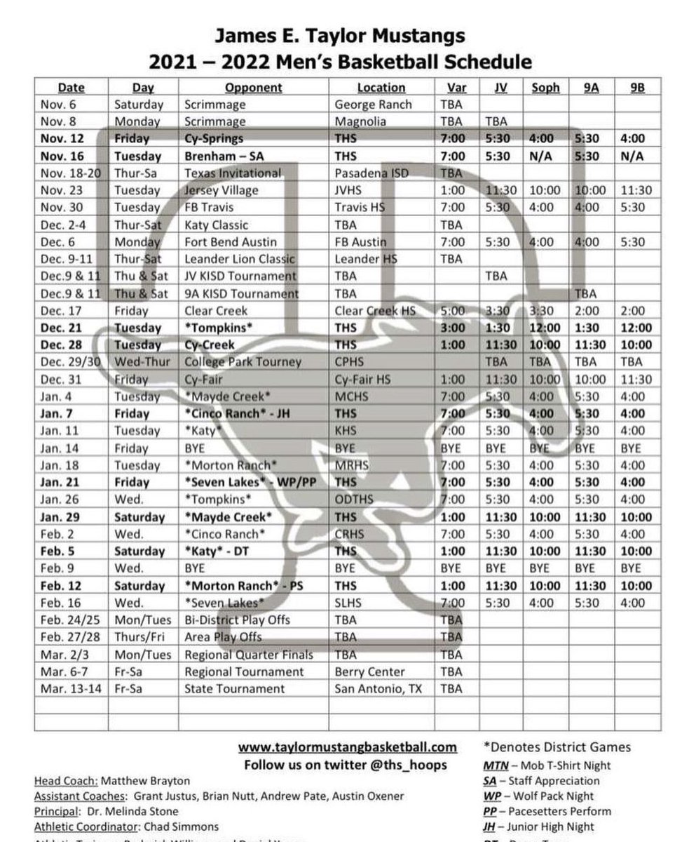 Mustang_Mob's tweet photo. WERE BACK. The 21-22 schedule is here, lets pack the stands for our boys. #MOBISBACK #steadymobbin ๐ https://t.co/H6yS9X1qzQ