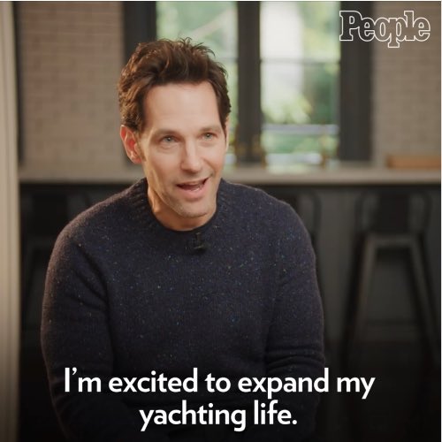 KauaiJess's tweet photo. @BravoTV @capthlr How do we make this happen? #belowdeck #PaulRudd #SexiestManAlive https://t.co/MnJgUyHApA