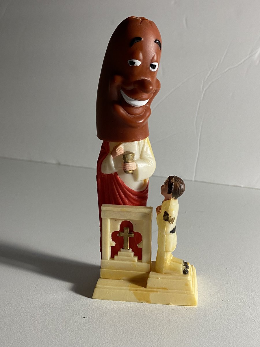 shmendrick's tweet photo. In the name of the father, son and holy sausage. https://t.co/A5dmYcJlJ2