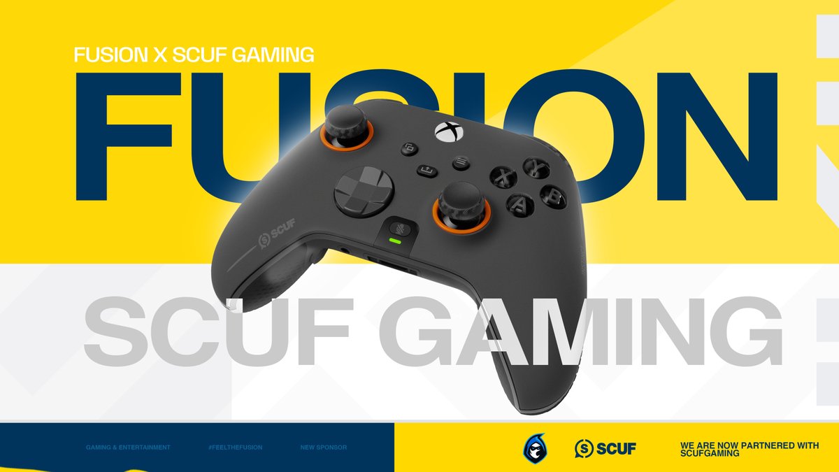 fusionfsgg's tweet image. Fusion is officially partnered with @ScufGaming! 🎮

Visit scuf.co/Fusion to use code &quot;Fusion&quot; at checkout.

#FeelTheFusion x #TeamSCUF