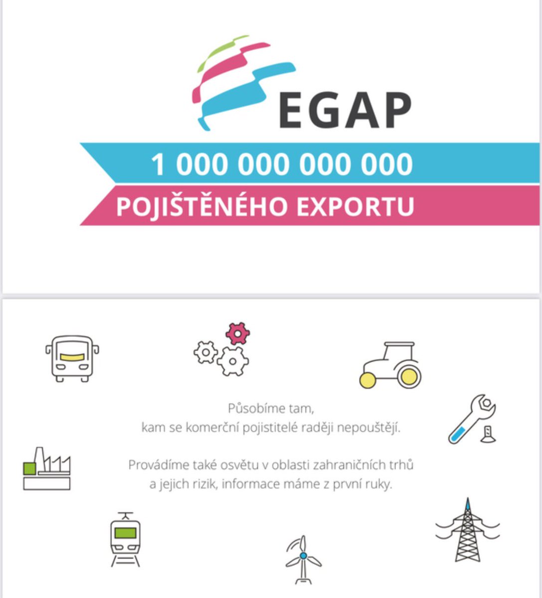 infoegap's tweet photo. EGAP pojistila 1 000 000 000 000 českého vývozu. Na třinácticiferném čísle se podílí vývoz velkých investičních celků i zakázky malých a středních firem.
#podporaexportu #export https://t.co/Ui1kIGJt98