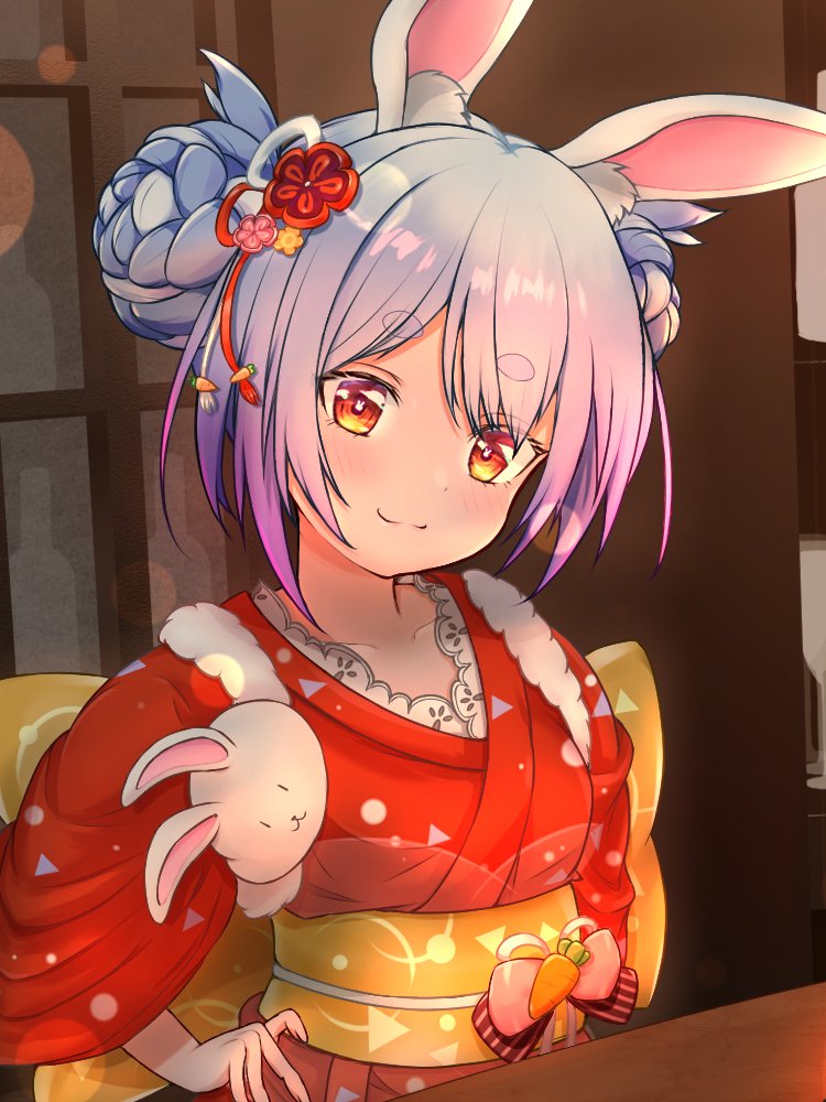兎田ぺこら 「とある日のスナック兎田
#ぺこらーと  ぺこーら個別版 」|からんころん👯‍♀️のイラスト