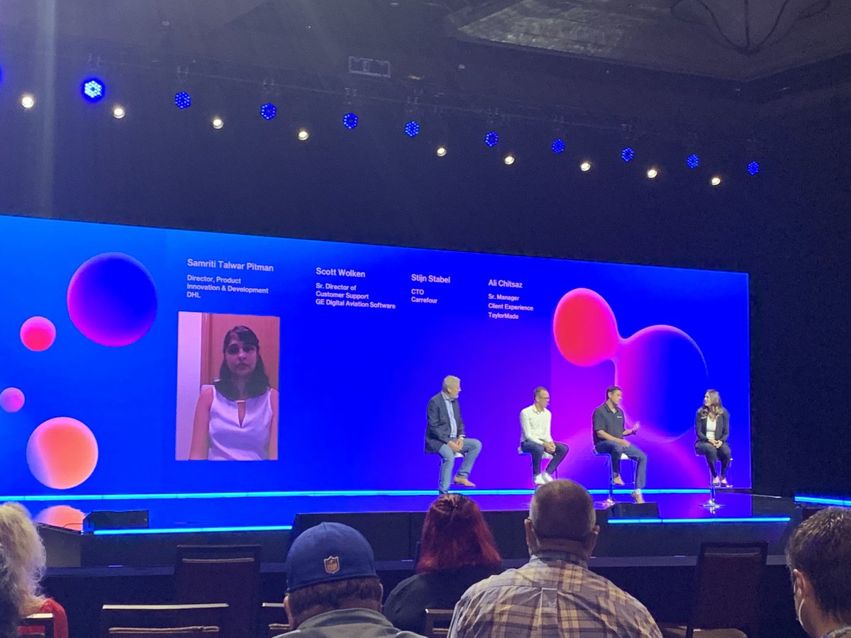 staceyepstein's tweet photo. Thank you to our amazing customers @TaylorMadeGolf @generalelectric Digital, @CarrefourGroup @DHLexpress for an amazing discussion at @FreshworksInc #refresh21. Even big companies want #delightmadeeasy ! https://t.co/GeyNLitV4I