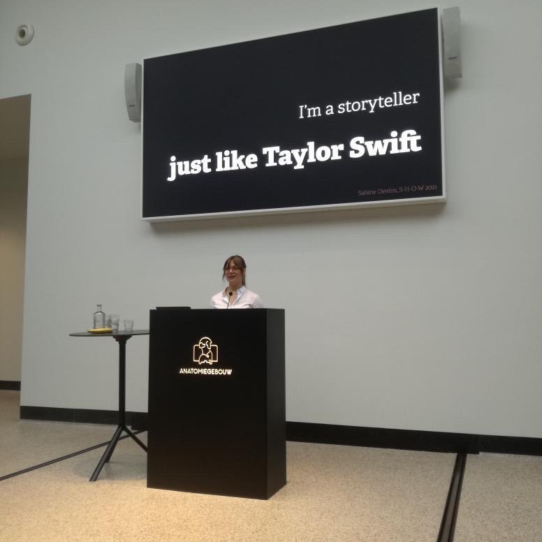 sabinedevins's tweet photo. Thanks @GraphicHunters for having me as part of the event and giving me the opportunity to bring Taylor Swift to a data conference. It was a blast.
#storytelling #encore21 #datavis https://t.co/Cm5EI3ow56