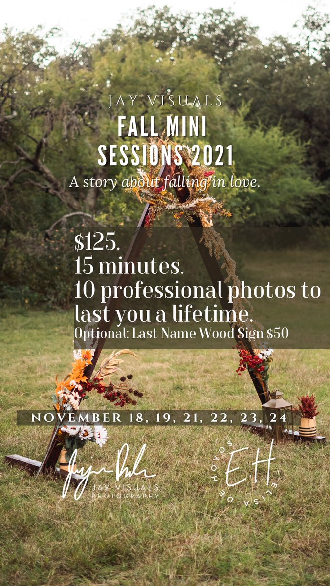 JayVisualsLLC's tweet photo. Sweater weather is better together🍂

Send a message to book for my Fall Mini Shoots asap! 📸🤞🏽 https://t.co/fYVmOLPylT