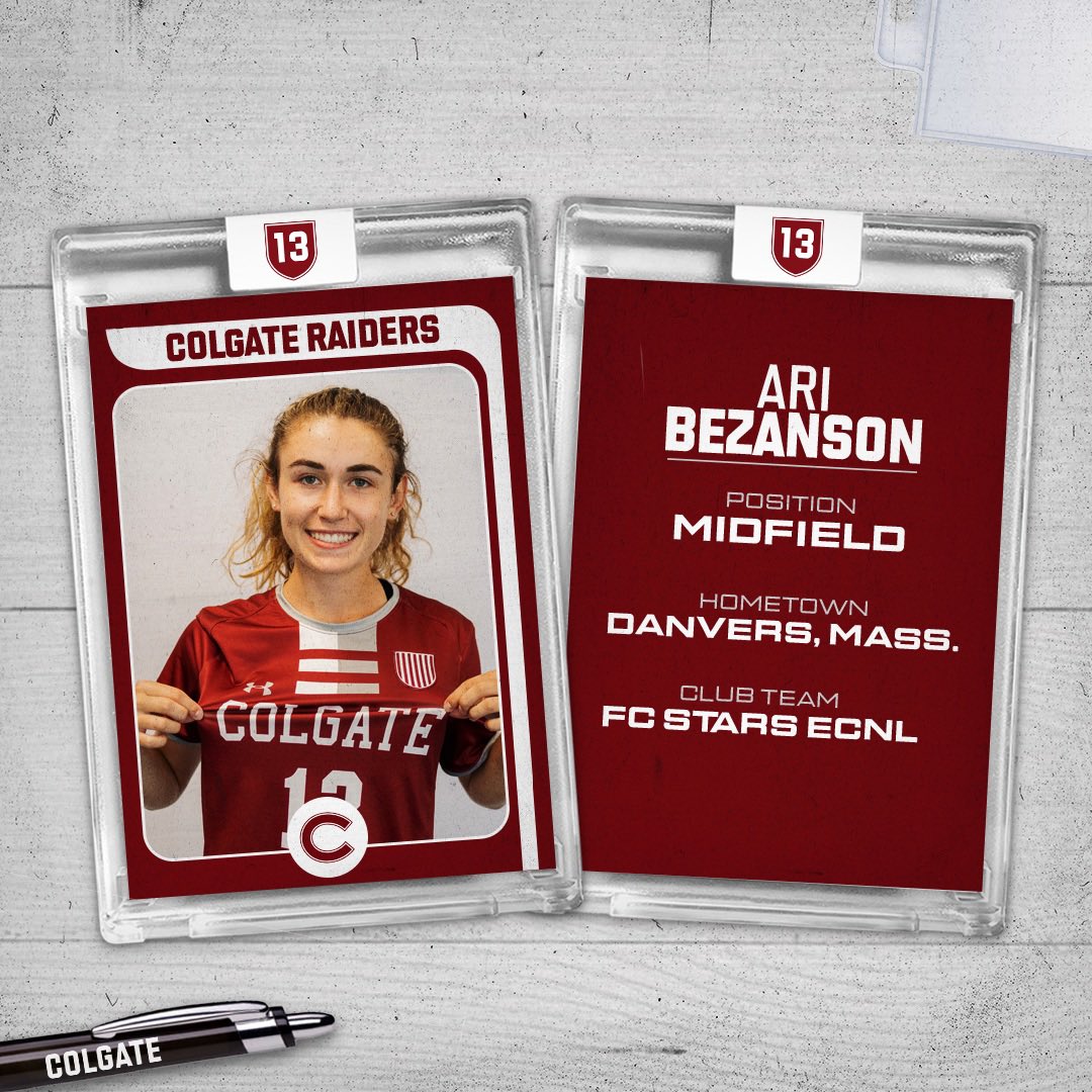 We told you it’d be worth wait. Up next, joining the Raiders is Ari Bezanson, a standout 100+ point scorer from Danvers HS, and another addition to the great lineage of FC Stars to join us here at Colgate. Wait ‘til you 👀 what she can do with her feet! #gogate