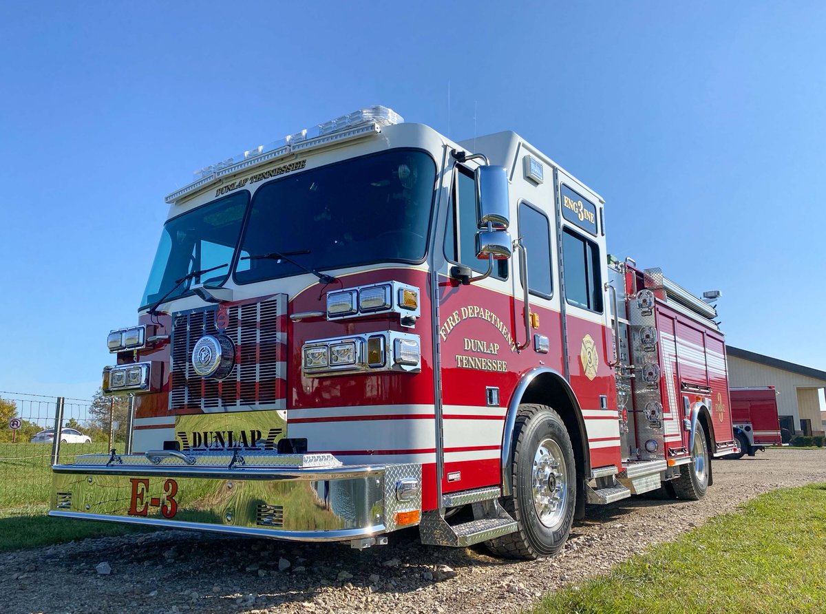 Sutphenfire's tweet photo. E-1️⃣ &amp; E-3️⃣

Last week, the Dunlap Fire Department conducted final inspection on two brand-new #Sutphen custom pumpers.

Thank you, Dunlap Fire Department, for your trust in Sutphen. For more info, check out the link below. #BuiltToDoWork

https://t.co/3B7h1RLw8I https://t.co/IhzgM70Gzt