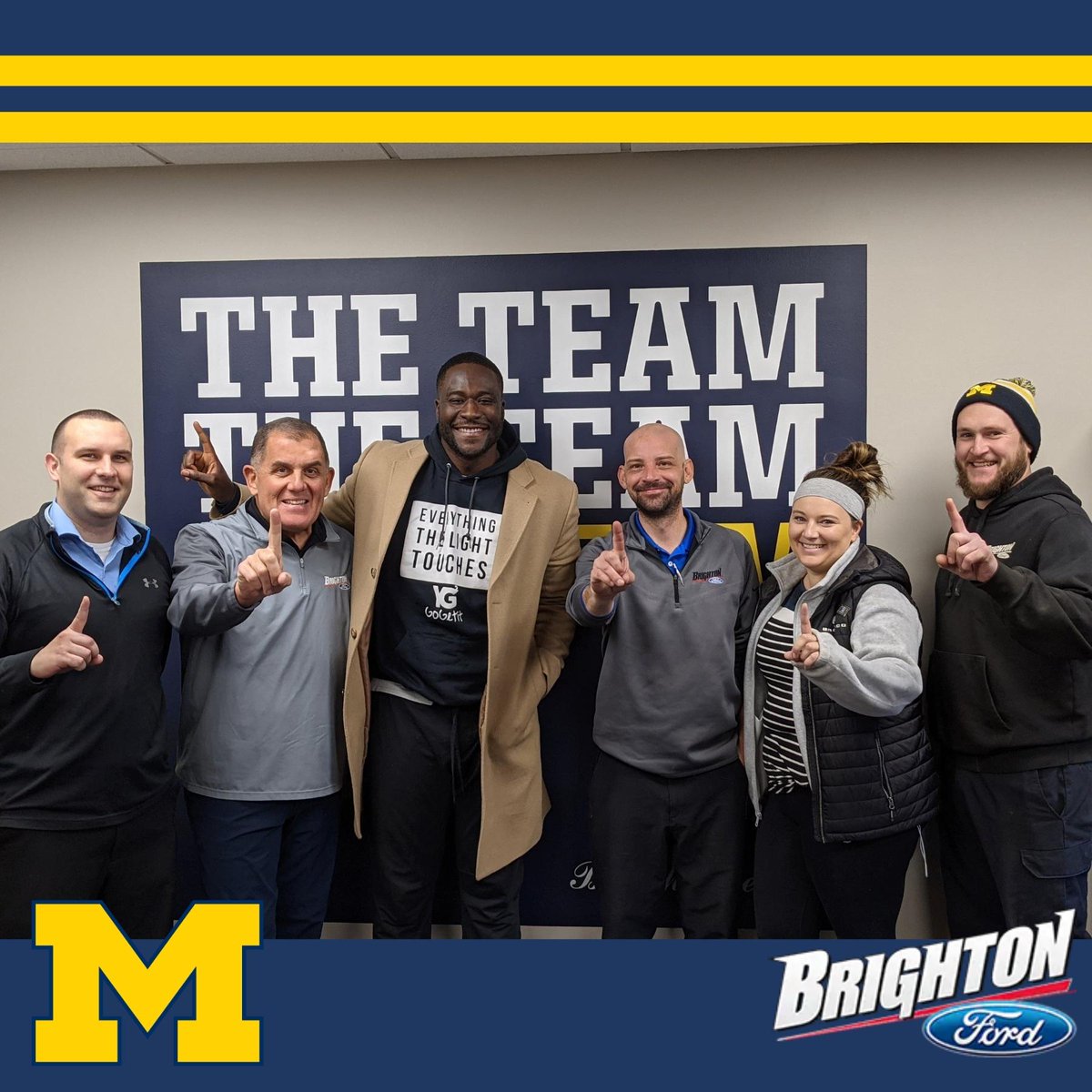 It's an exciting day for U of M fans when Devin Gardner comes to buy an F-150 from you!!! 🏈 

Congratulations on your new truck, Devin, and thank you for choosing Brighton Ford! 

#BrightonFordCommunityStrong #GoBlue #DevinGardner <a href="/UofMfootball/">UofMFootball</a>