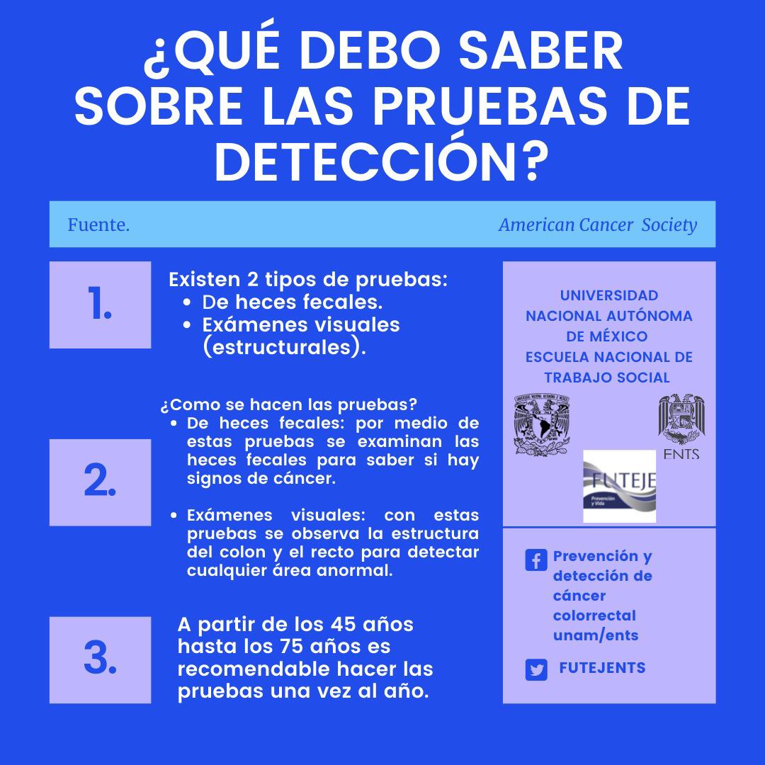 futejents's tweet photo. ¿Qué debe saber de la prueba de detección del cáncer colorrectal?
Aquí algunos datos importantes 📣 #cáncer
#cáncercolorrectal
#UNAM
#ENTS
#FUETEJE https://t.co/dNLxxL8cu1