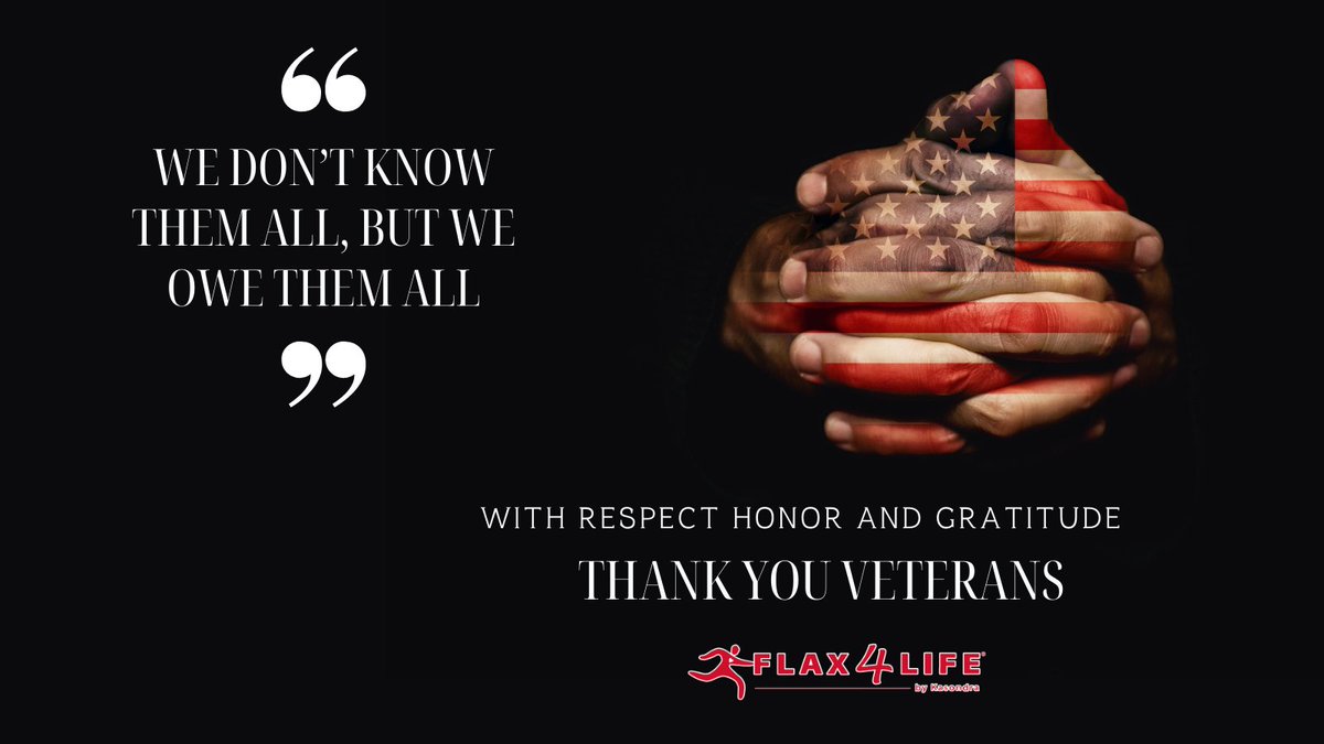 Flax4Life's tweet photo. All we can say is thank you. 

#veteransday https://t.co/46IM7XjrDh
