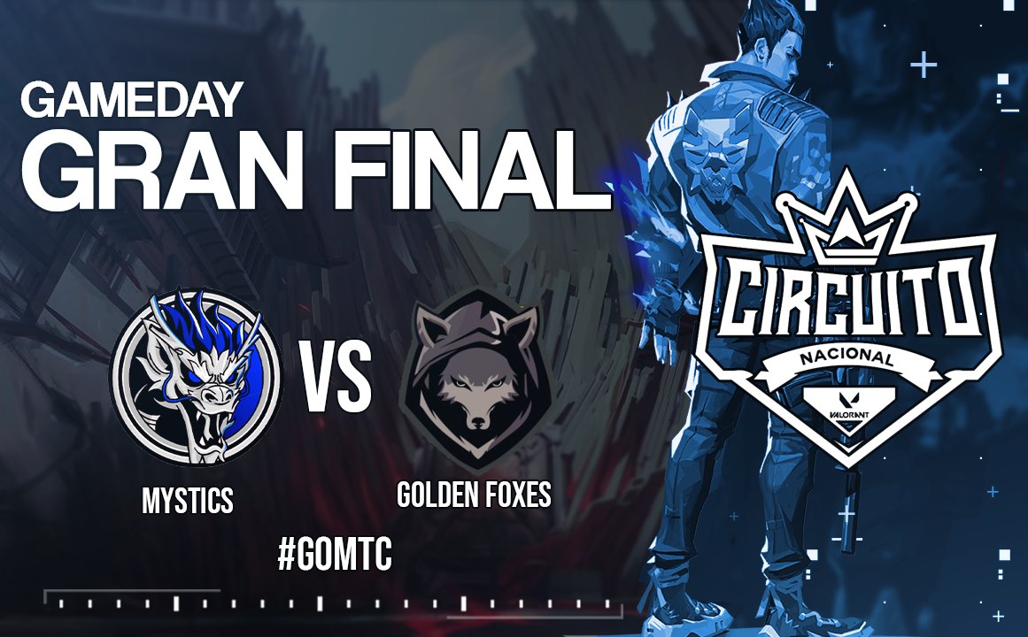 Mystics_gg's tweet photo. ¡GAMEDAY! Hoy nuestros místicos juegan la gran final del último #CircuitoNacional de #NacioneSports. Le deseamos mucha suerte a nuestra escuadra para lograr coronarse en una serie al mejor de tres.
🆚:@TeamGFGMx 
🕗: 8:00pm hora Colombia
🖥️: https://t.co/imAFTTWsN2
#GoMTC https://t.co/DEcOs51BDS