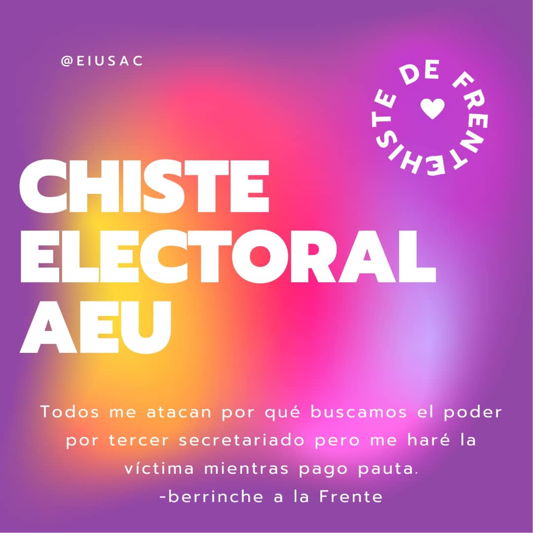 eiusac's tweet image. No existe actitud más poco ética y alarmante que tomar un tema como la depreciación a la ligera Y con ella comparar una depresión post parto con una electoral.
Los cuerpos gestantes que pasan por procesos no merecen ser comparados con temas de política y  eleccionesAEU 2021.