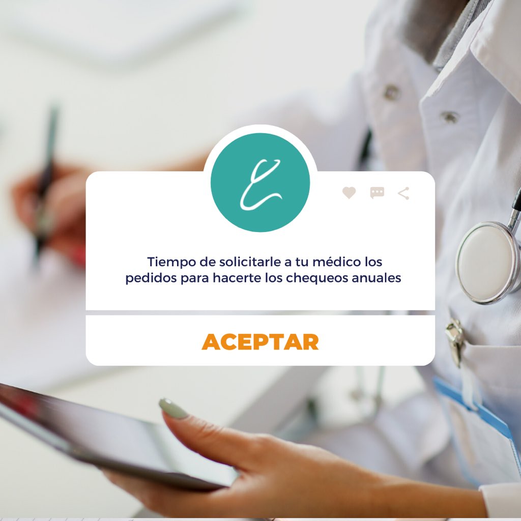 DrCallOk's tweet photo. 🩺¿Ya te hiciste los chequeos anuales? 

📲Solicitale los pedidos médicos por Dr Call a tu médico de confianza 👨🏻‍⚕️

✅Podes descargar la app gratis desde AppStore y PlayStore 

#DrCall #Telemedicina #SaludDigital #Medicos #chequeosmedicos #estudiosmedicos https://t.co/q01aO5tkOd
