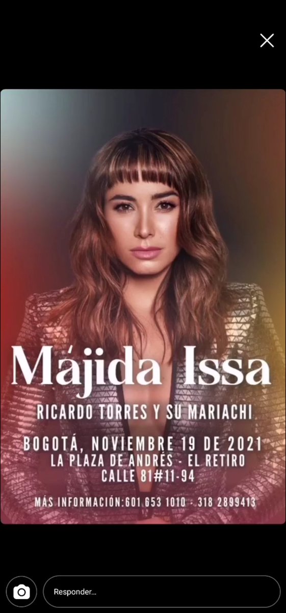 Gran noche mexicana en Bogotá, Colombia 🇨🇴.

Noviembre 19 del 2021.

La Plaza De Andrés ° El Retiro.

<a href="/MajidaIssa/">Majida Issa</a> <a href="/deisy_marroquin/">Deisy Marroquin</a>