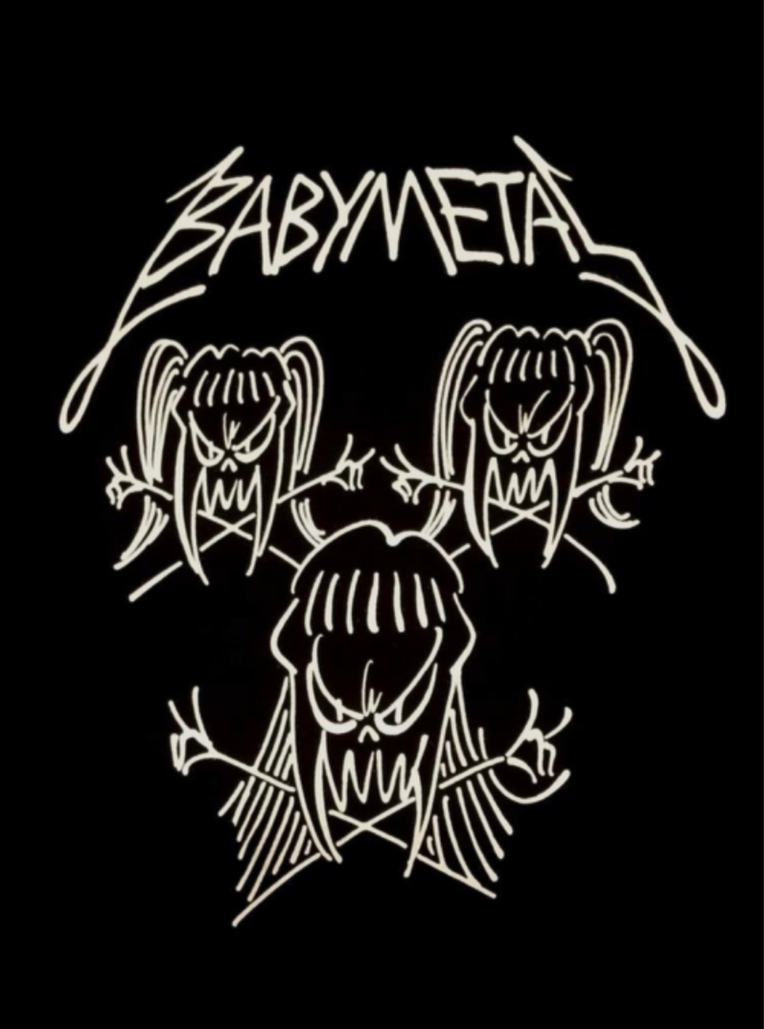 BABYL SUMMER FES 2013 メタリカオマージュ Tシャツ BABYMETAL SUMMER FES 2013 メタリカオマージュ Tシャツ BABYL SUMMER