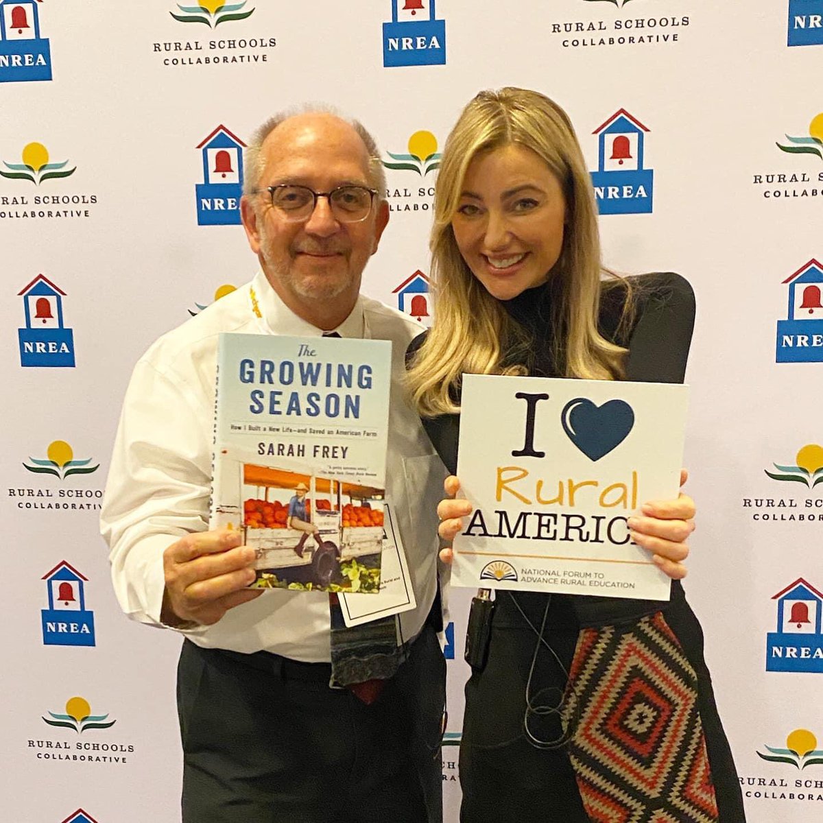 GrowingSeason_'s tweet photo. Special thanks to @NREA1 for hosting @RealSarahFrey at the National Forum to Advance Rural Education Conference! We love Rural America and it’s teachers!

#SarahFrey #TheGrowingSeason #NationalRuralEduationAssociation https://t.co/zh8lfwo0rm