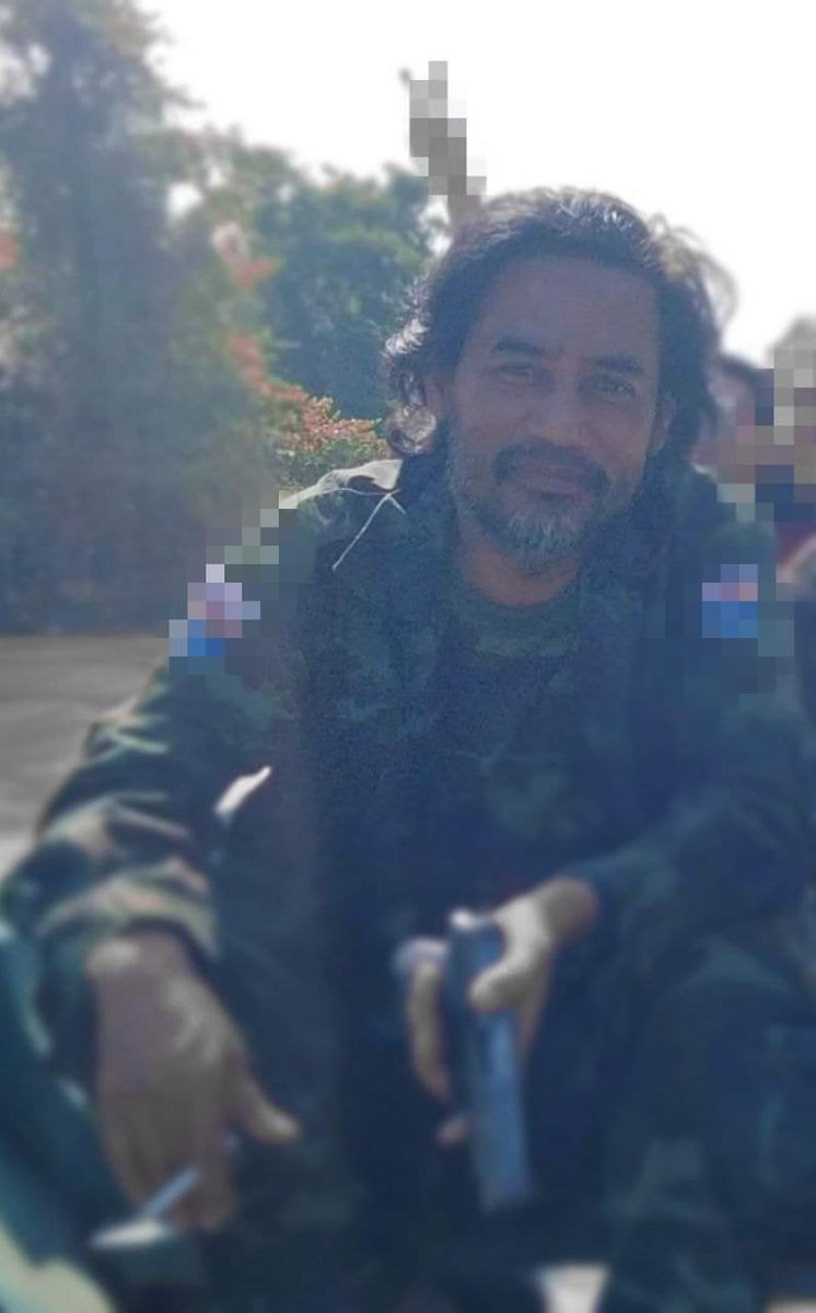 thandarwin01's tweet photo. U Kyaw Thet Lin, famous TV announcer from MRTV, is now training hard in a liberated area to fight military terrorists! He has joined CDM since beginning of coup in February. Respect and proud of him.
#Nov12Coup
#WhatsHappeningInMyanmar https://t.co/m50HYACPmR