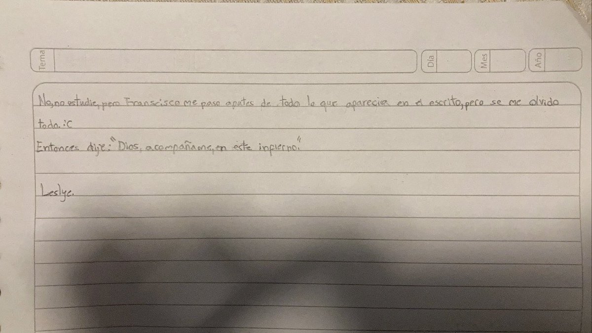 CamiloSald's tweet photo. Mi hermano estudia profesorado y le pidió a los alumnos que escriban con sinceridad en una hoja si estudiaron o no; https://t.co/TtowyGxWGj