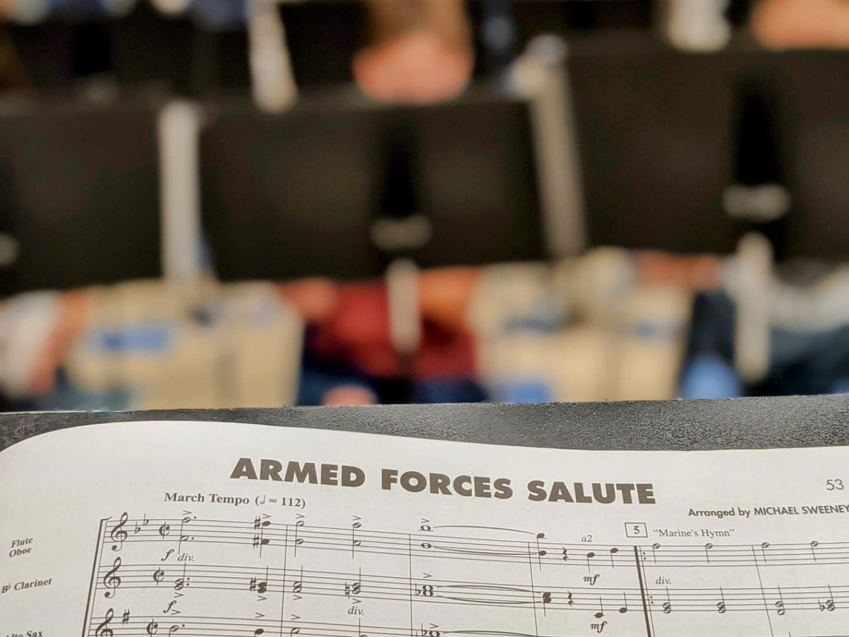 Happy Veterans Day! 🇺🇲 Our band put on a great performance for our military community. Thank you for your service. @nisdgarcia @nisd_finearts