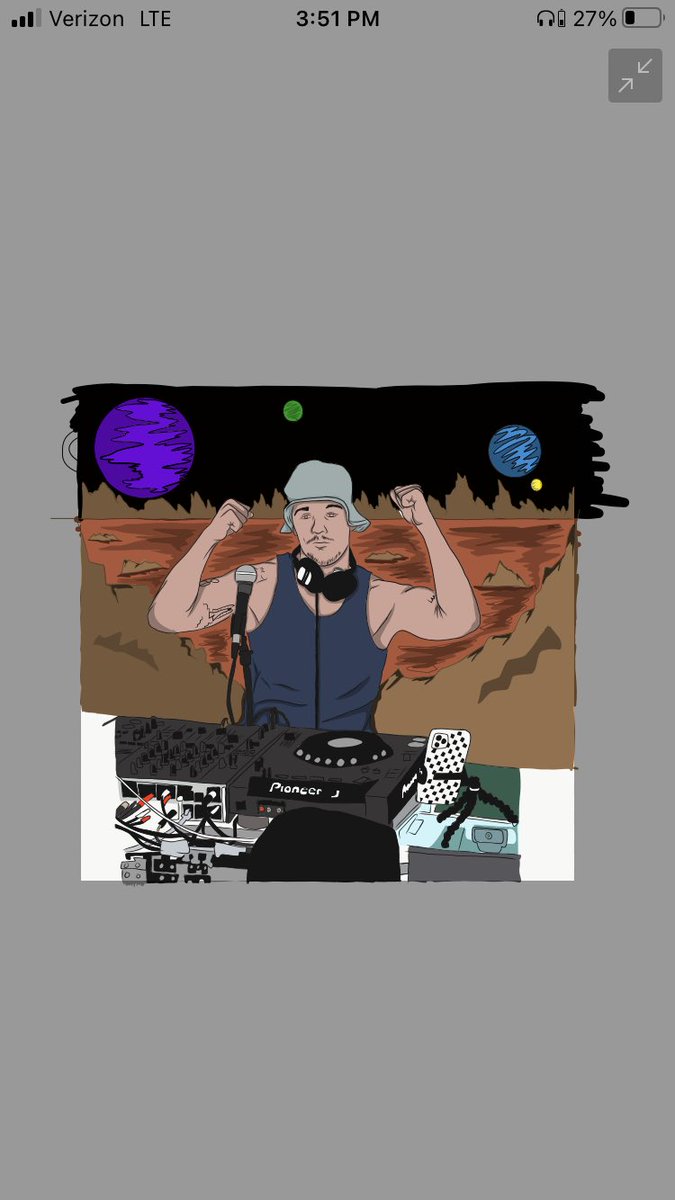 JPadric's tweet photo. In the process we almost done with this beauty 🌟@diplo 
.
.
.
#artistsoninstagram #artwork #artist #rave #house #housemusic #diplo #artistsupport #coverart #vibes #hfxtrading #frx #crypto #nftart #nfts #process #processart #godisgood #god #lacey #olympiawashington #jmtpokes https://t.co/DVIoeEdwpk
