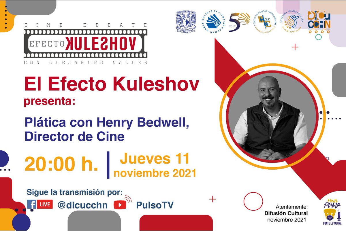 No te pierdas la plática con <a href="/hbedwellk/">henry bedwell</a> director de #KaremLaPosesión en <a href="/dicucchn/">Difusión Cultural - CCH Naucalpan</a> 🎬