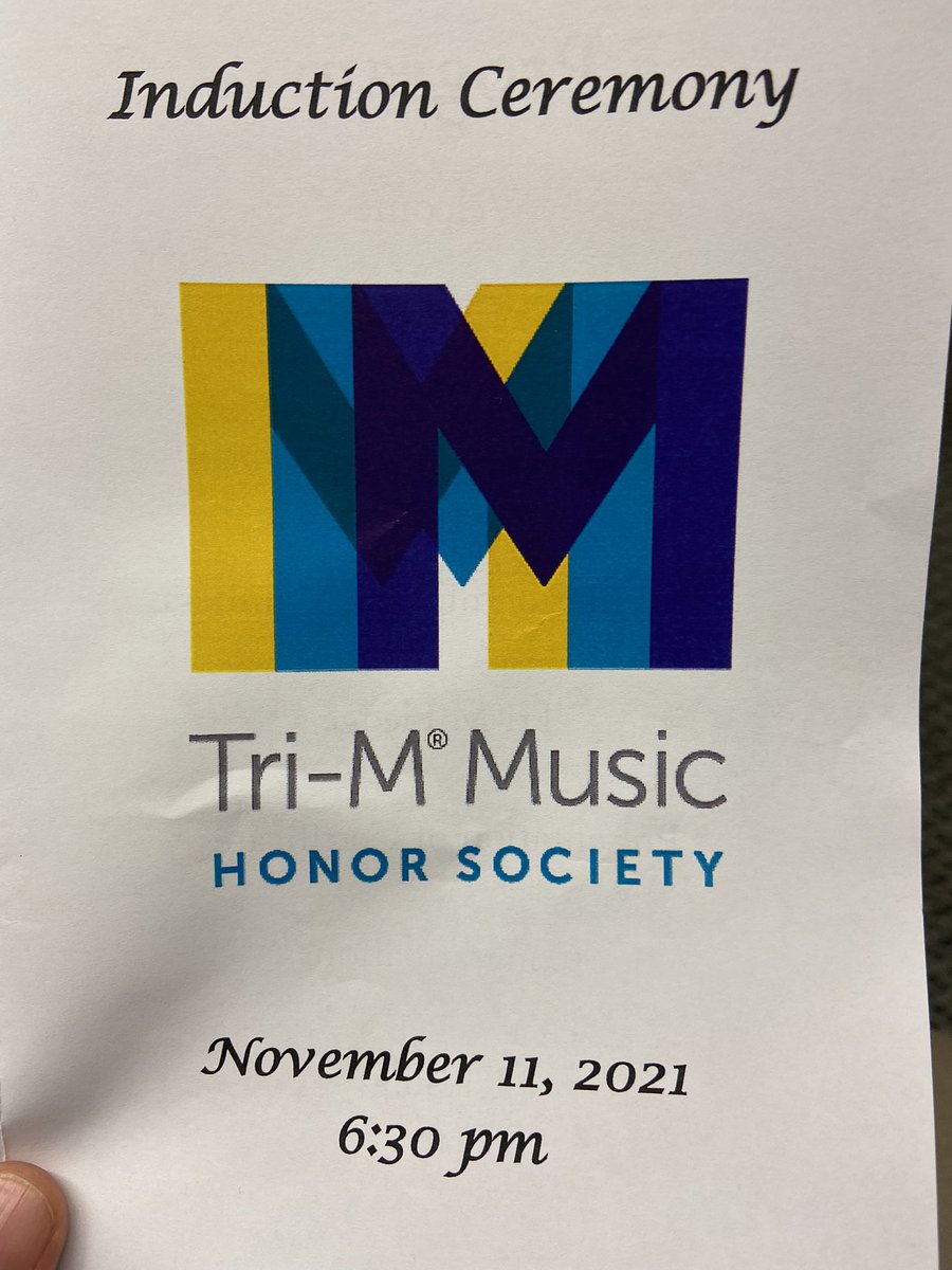 Congratulations to the new and returning members of the @wdstck_academy Tri-M Music Honor Society!