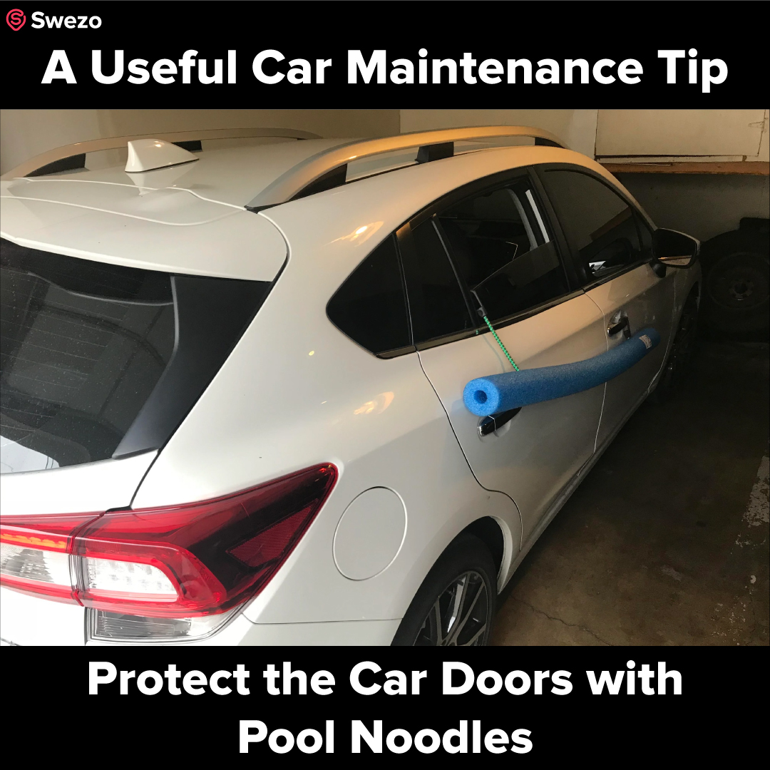 SwezoOfficial's tweet photo. Are you afraid that every time you open the car door, you'll create unsightly dents on the door or scratches on the garage wall?
Pool noodles, made from a cylindrical piece of foam, neutralizes such unattractive effects on car doors or garage walls.
#swezo #carmaintenance https://t.co/J4ii7i3Cdy