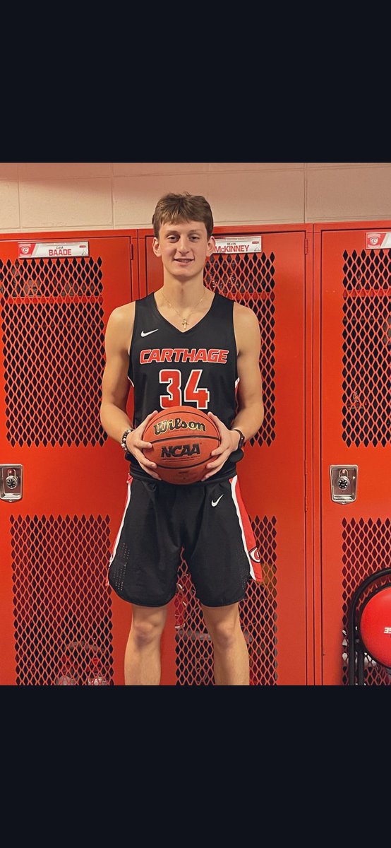 CervelliLuke's tweet photo. Had a great visit at Carthage last weekend, thank you to Coach Djurickovic and the staff for having me out!!
@SDjurickovic21 @Carthage_MBB                              #gofirebirds  #notcommited https://t.co/lKnqWNIYOF
