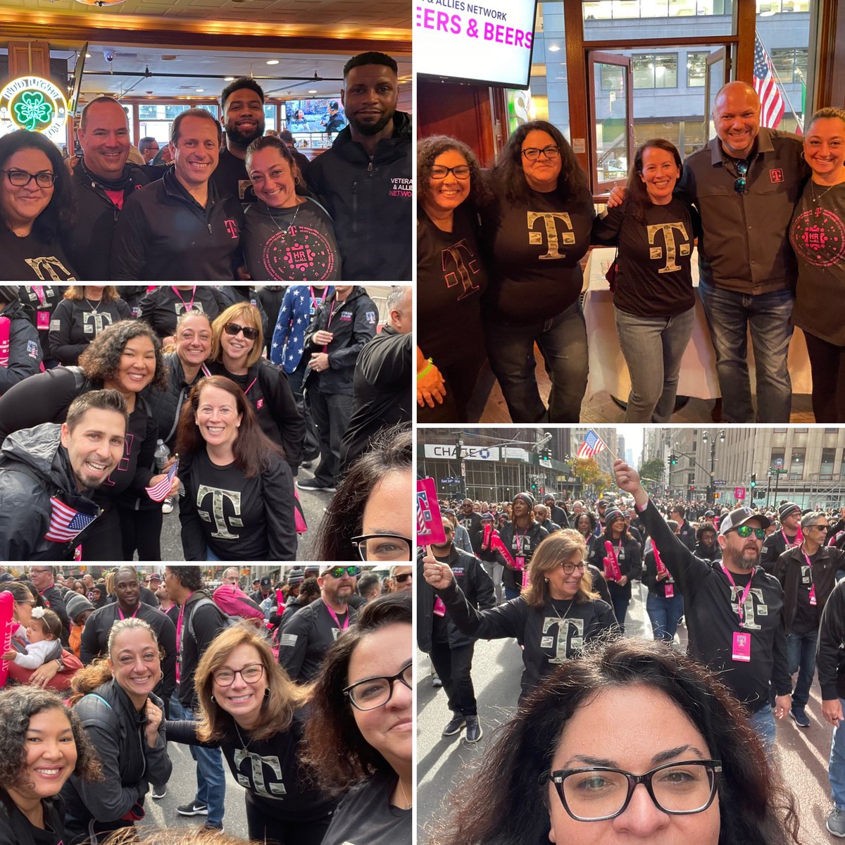I’m so thankful to work for a company that comes together to March in #NYCVetsParade to celebrate our veterans, military and their families. Happy Veteran’s Day 🇺🇸