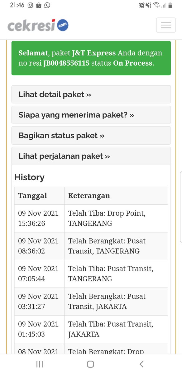 RendyRah's tweet photo. Halo @jntexpressid, dibantu dong ini masa 3 hari ga gerak2 masih di merdeka raya aja https://t.co/Mk3qvbgDto