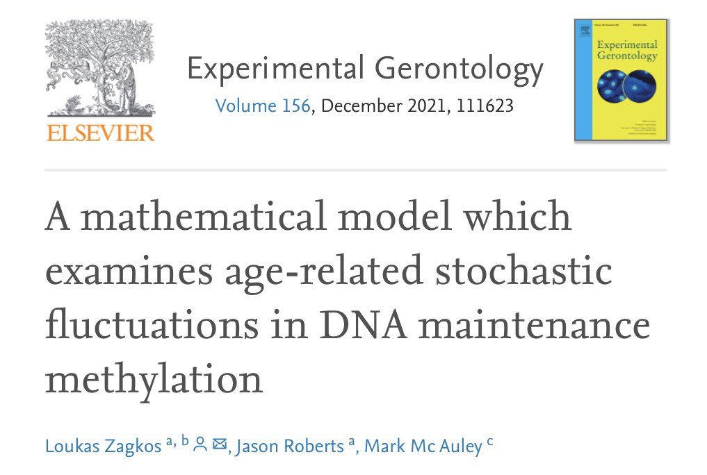 Mark Tomás Mc Auley (@markmcauley76) on Twitter photo My latest paper with former PhD student <a href="/LoukasZagkos/">Loukas Zagkos</a> & @MathsJason. Loukas used modelling to investigate #ageing & DNA methylation (#DNAm). Key finding=CpG islands with high/intermediate DNAm were susceptible to dramatic changes with increasing DNAm age. bit.ly/3of9TuI My latest paper with former PhD student <a href="/LoukasZagkos/">Loukas Zagkos</a> & @MathsJason. Loukas used modelling to investigate #ageing & DNA methylation (#DNAm). Key finding=CpG islands with high/intermediate DNAm were susceptible to dramatic changes with increasing DNAm age. bit.ly/3of9TuI
