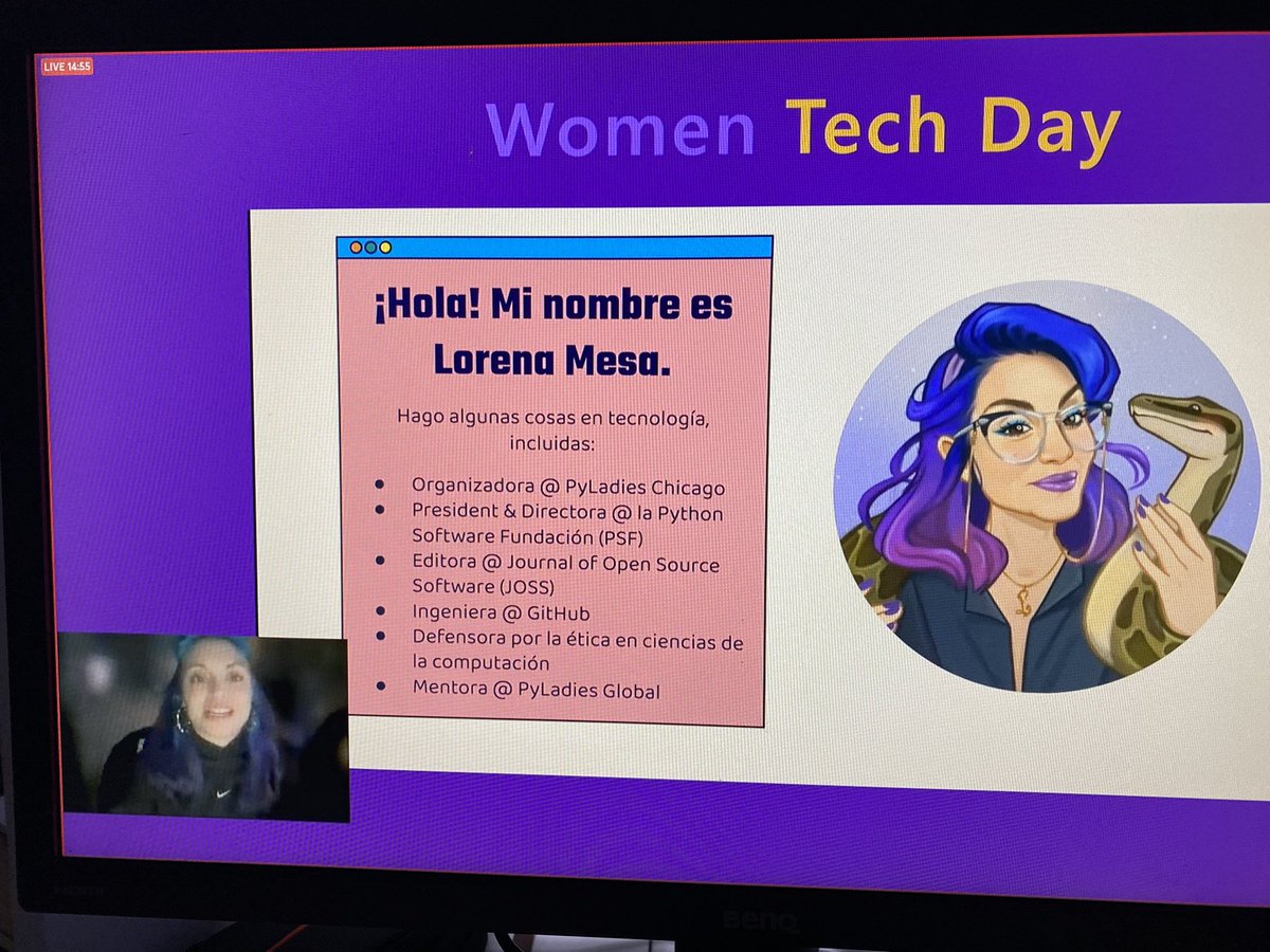Ya on stage <a href="/loooorenanicole/">at 🌎 @LorenaNicole@mastodon.social</a> 🔥🔥🔥🔥😭😭😭😭 She's speaking Spanish ♥️♥️♥️♥️

#MSFTSTEM #InnovaccionVirtual 

bit.ly/3kwUUeH