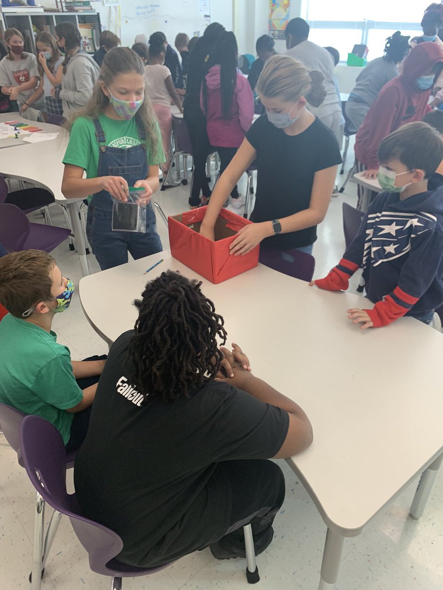 MsODea1's tweet photo. Presenting our Galactic Games to 4th graders was so much fun!  My HR students were amazing hosts and Ms.Rollins’ students were amazing guests! They had fun AND learned about astronomy. https://t.co/gusGlEwdtn