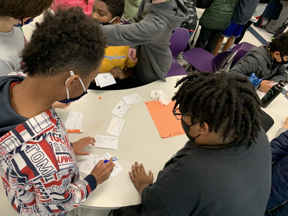MsODea1's tweet photo. We welcomed Ms. Wilds 5th graders into class to play Galactic games.  Fun was had by all!  And some learning, too! 😜 https://t.co/ct2YAtXk6f