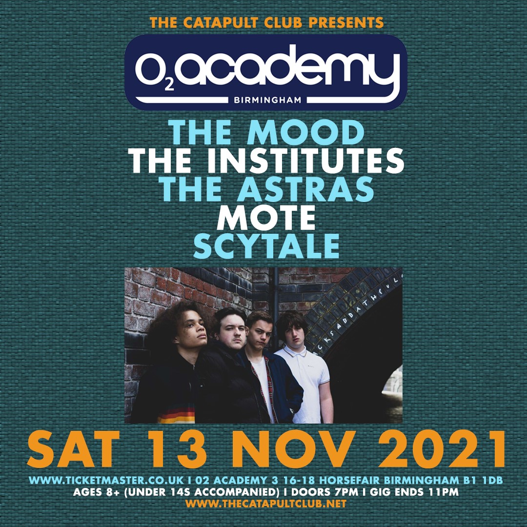 Final call for Birmingham O2 this Saturday 13th November with The Mood / The Astras / MØTE & Scytale and its getting close to selling out. Last tickets: ticketmaster.co.uk/event/1F005B38… facebook.com/events/5617897…